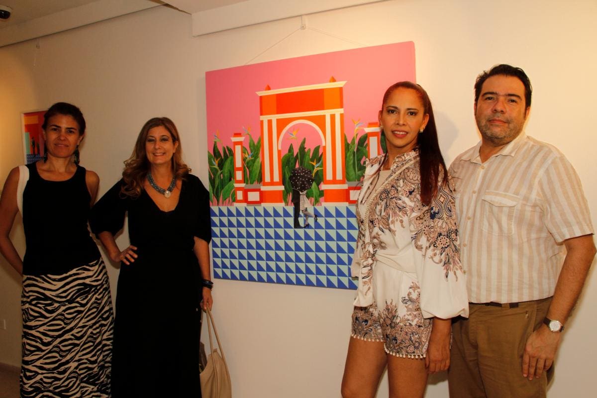Isabela Restrepo, Niurka Rignack, Lucía Marín y Juvenal Miranda.