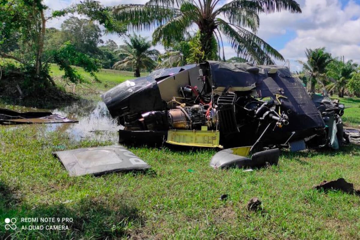 Fallas mecánicas: 5 policías muertos al caer helicóptero en Bolívar