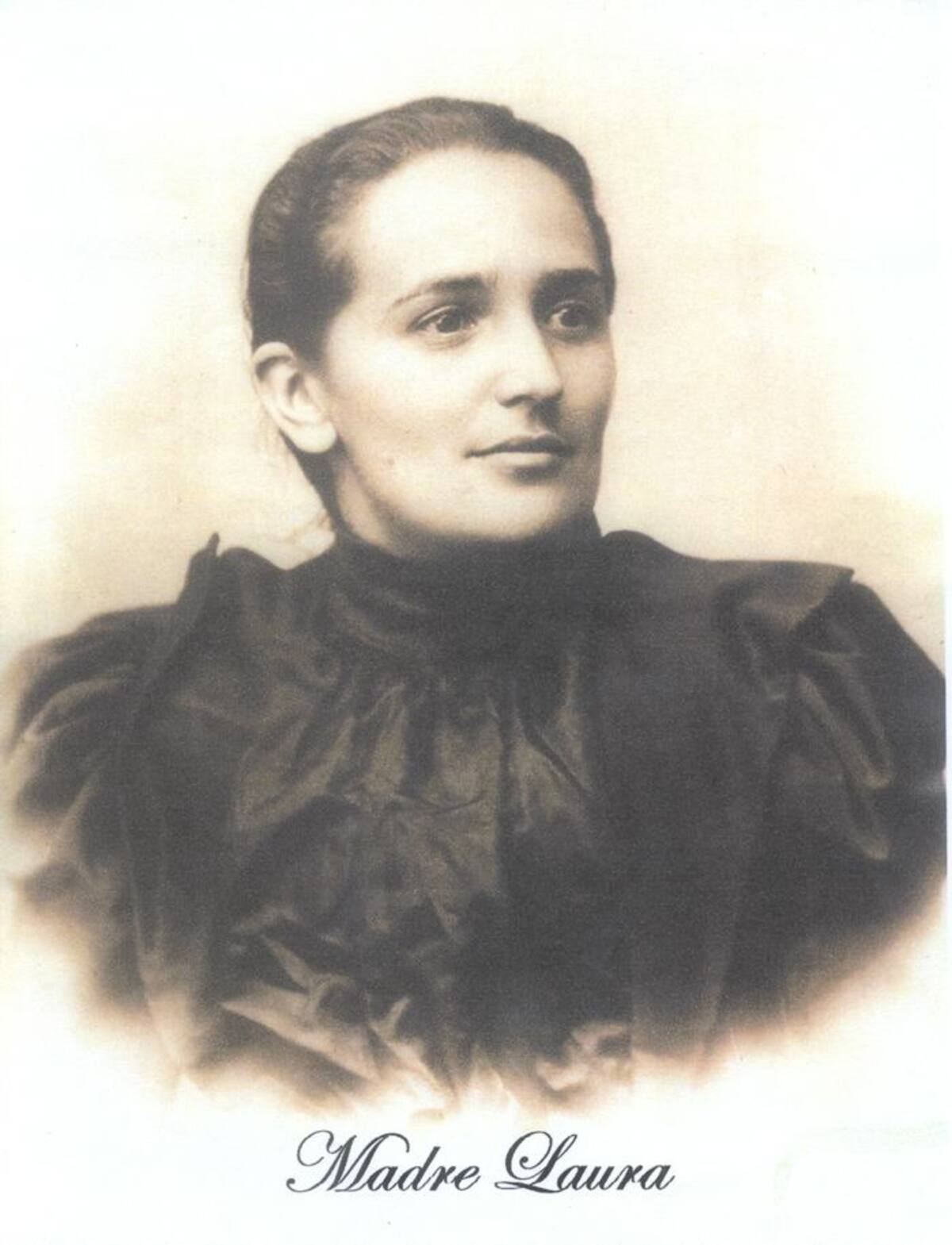 Retrato oficial de la Madre Laura cuando fue beatificada. ARCHIVO