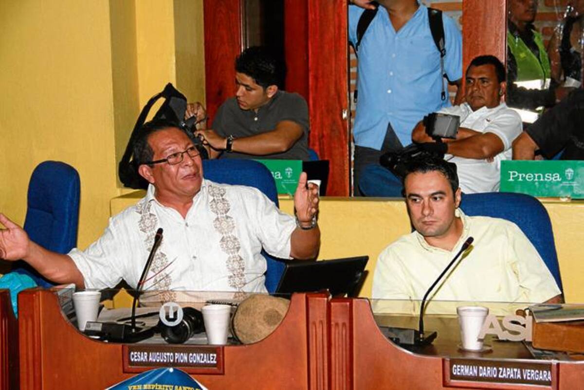 "No me mencione", le dijo el concejal Pión al concejal Betancourt cuando este reveló que Diana Figueroa era amiga del primero. Archivo