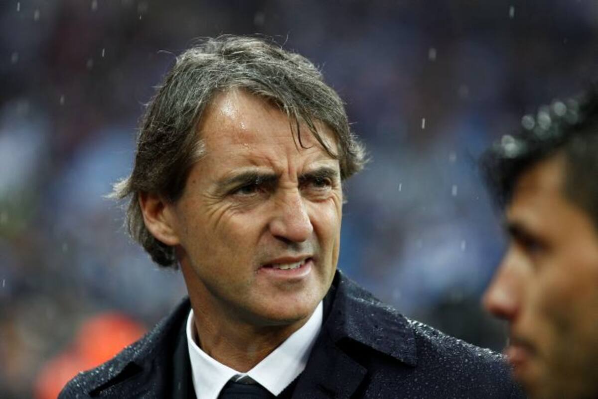 Roberto Mancini, entrenador del Manchester City. AP Jon Super