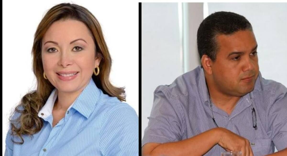 Sandra García Tirado y Pedrito Pereira Caballero. ARCHIVO