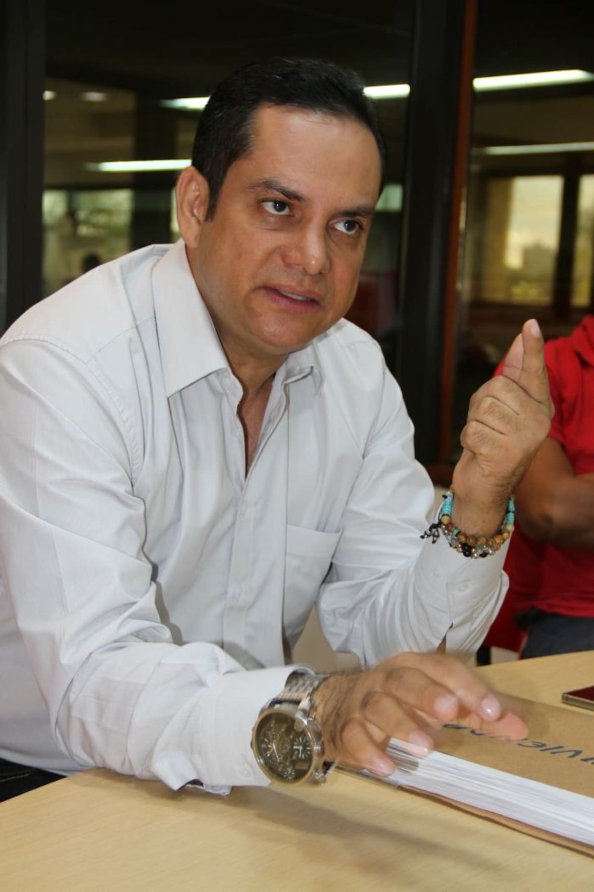 Neil Fortich Rodelo, líder del observatorio ciudadano Control Visible. Zenia Valdelamar-El Universal