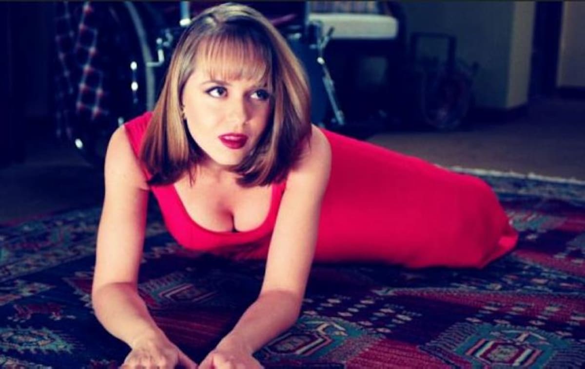 Así lucía la actriz hace 18 años. twitter.com/gabyspanic