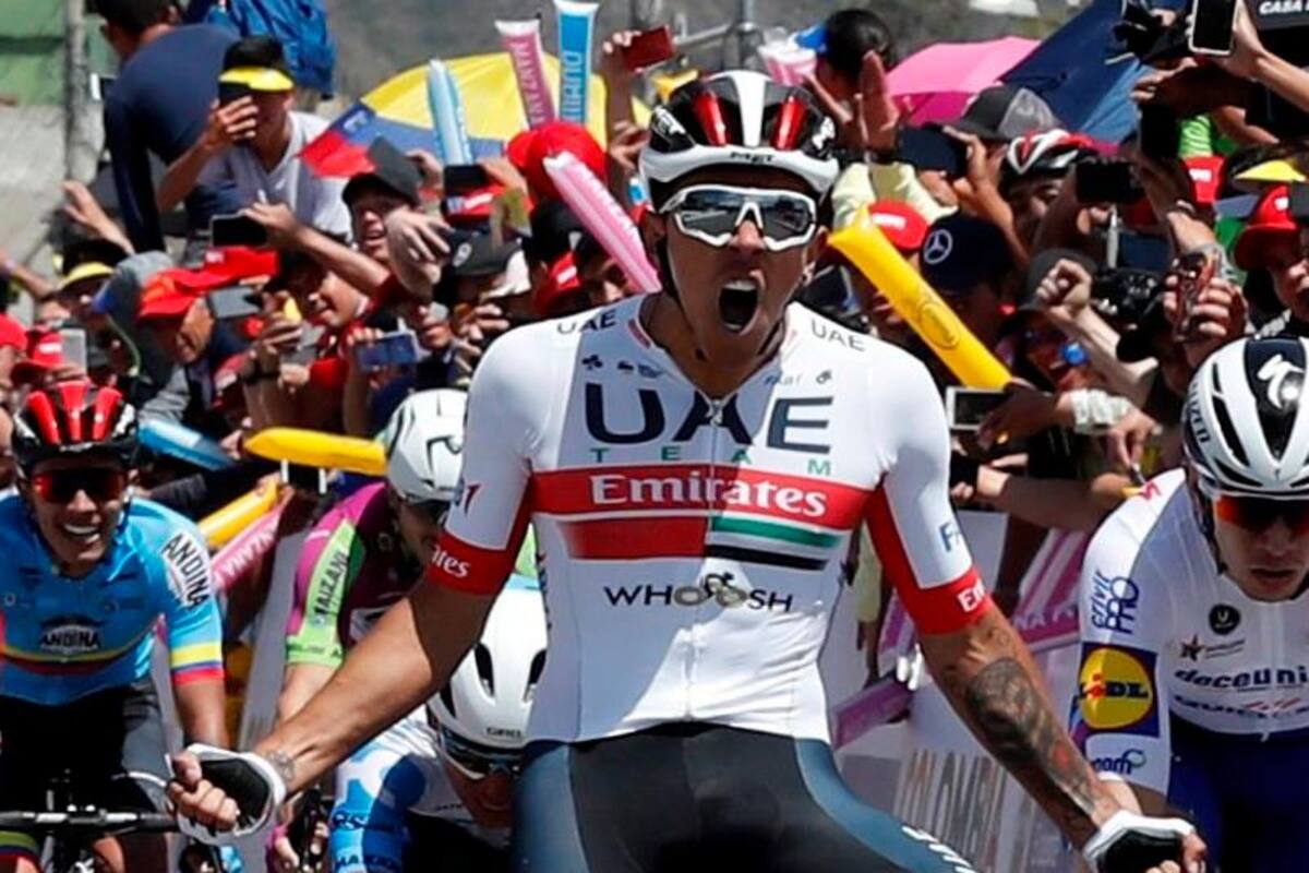 Juan Sebastián Molano ganó la segunda etapa de la Vuelta a Burgos