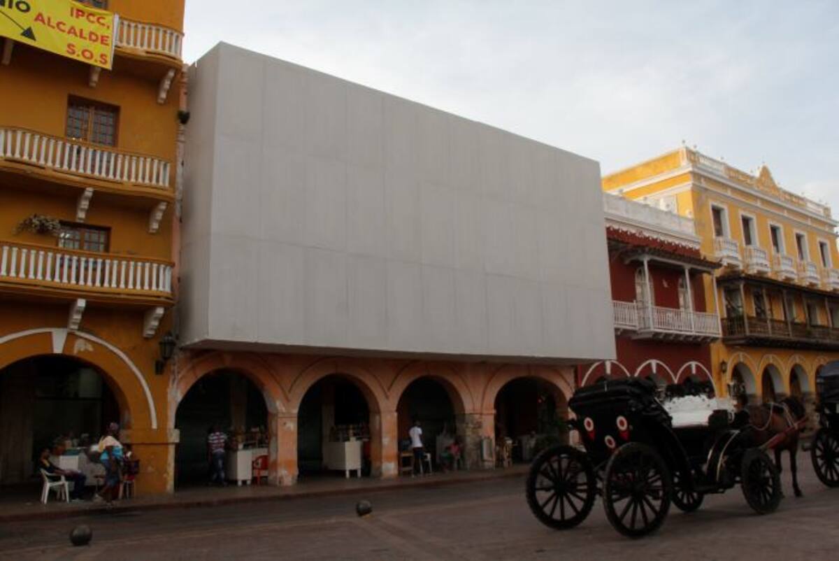 Fachada de lo que será el Hotel Santa Catalina. Kailline Giraldo-El Universal