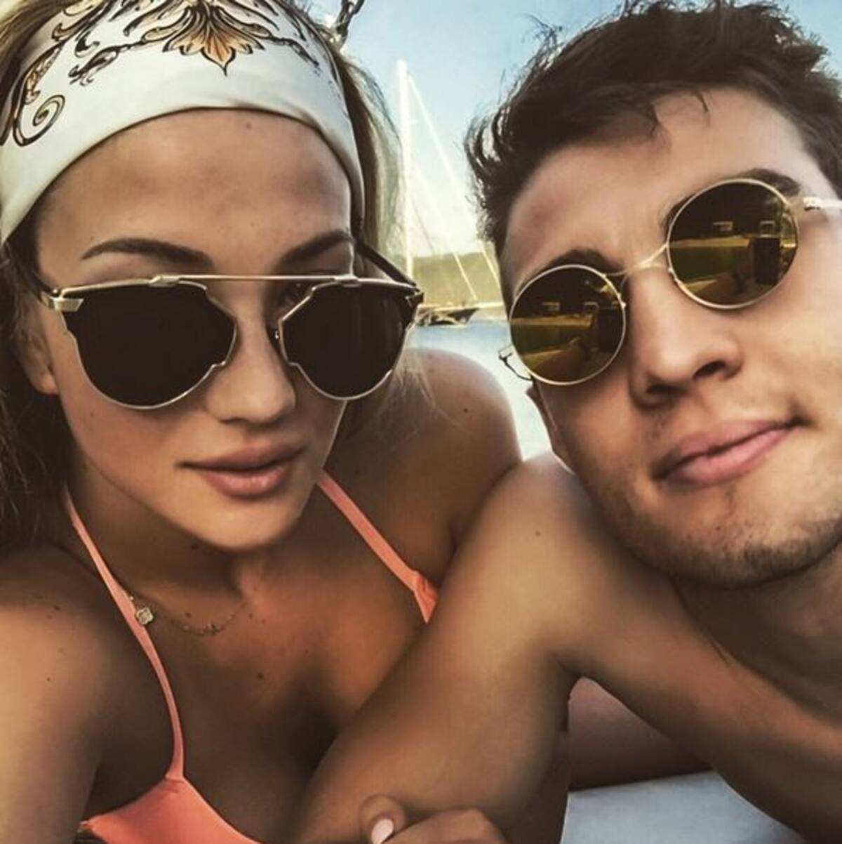 Izabel Andrijanic y Mateo Kovacic. INSTAGRAM