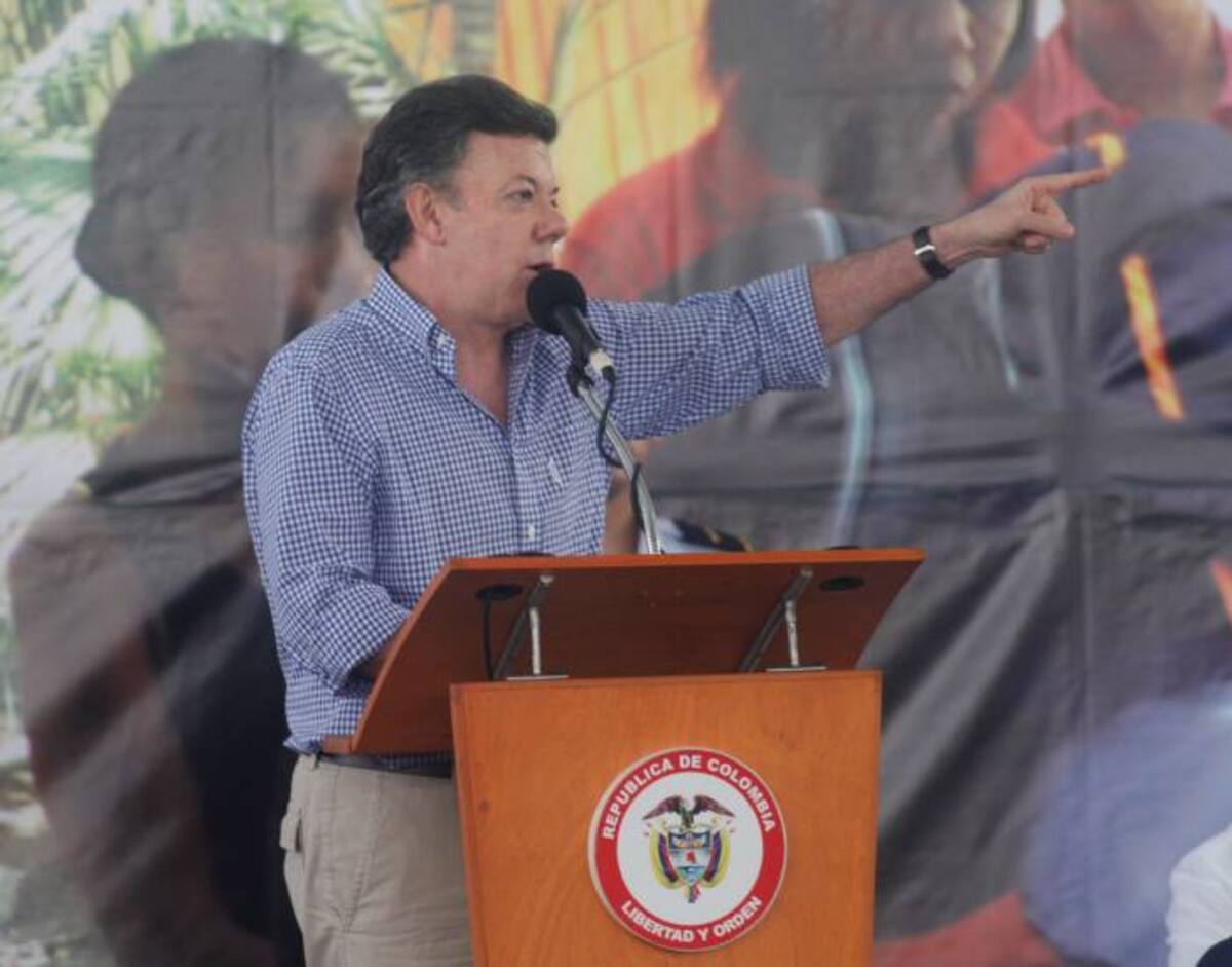 El presidente Santos dice que no se debe arreglar el asunto a través de medios de comunicación sino por la vía diplomática. ARCHIVO