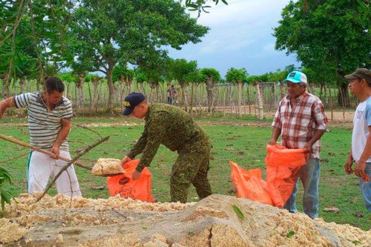 Armada dispone sus capacidades para apoyar a las comunidades de Sucre