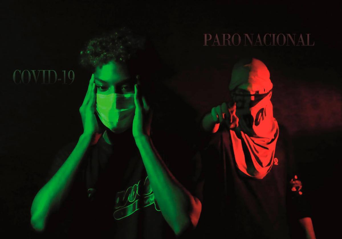 ‘Crisis colombiana’, así se llama la fotografía.