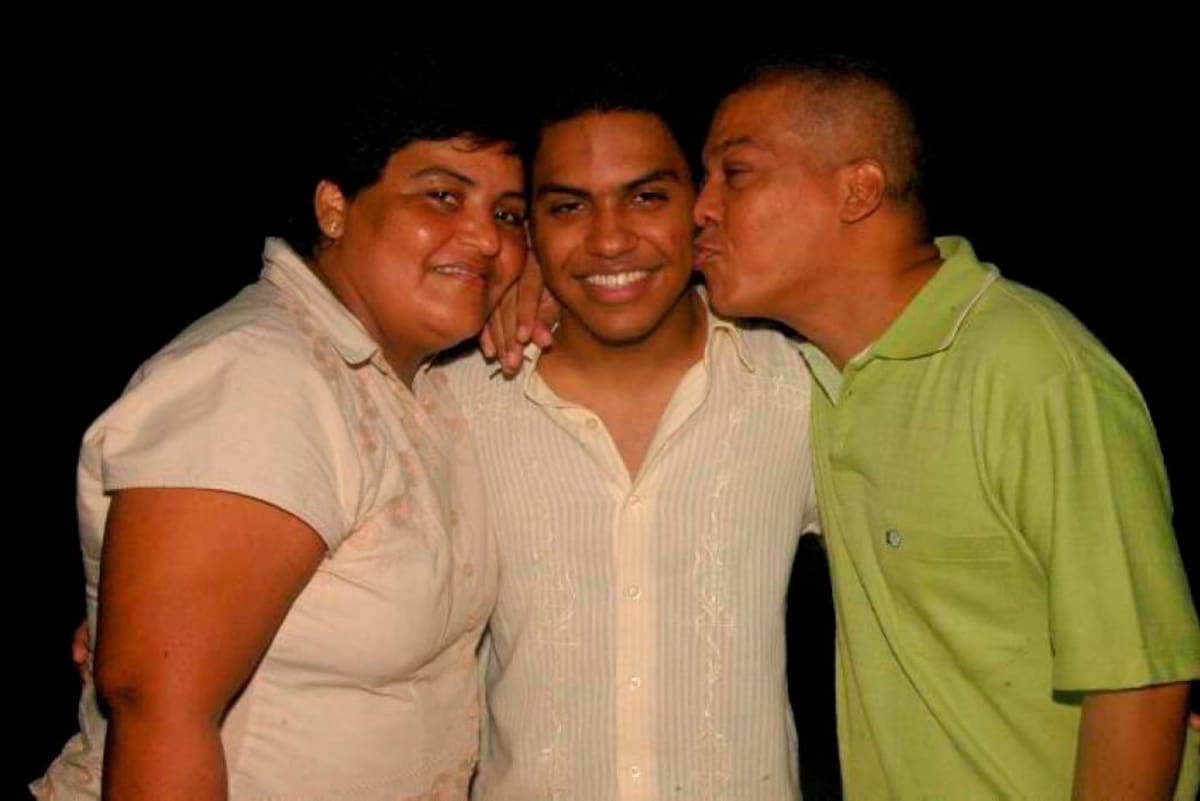 Lili Barreto, Cristian y Víctor del Real.