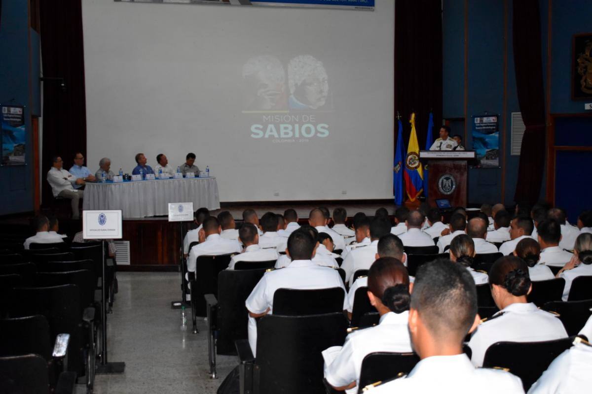 La Comisión Internacional de Sabios busca recoger la experiencia de los efectivos de la Escuela de Cadetes, en cuanto a conocimientos del mar y los ríos colombianos. //cortesía