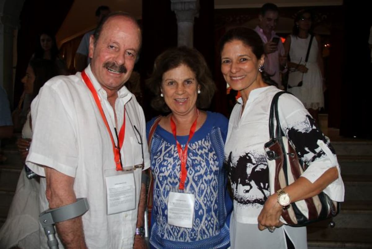 José Antonio Lloreda, Silvia de Lloreda y Claudia Fadul. ZENIA VALDELAMAR - EL UNIVERSAL