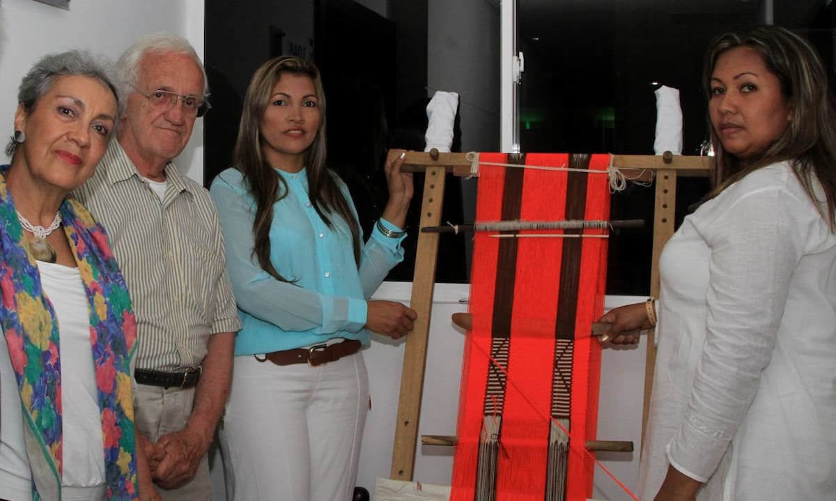 Mercedes de Posada, Mauricio Posada, Dina Sierra y Dálida Alida Pacheco.