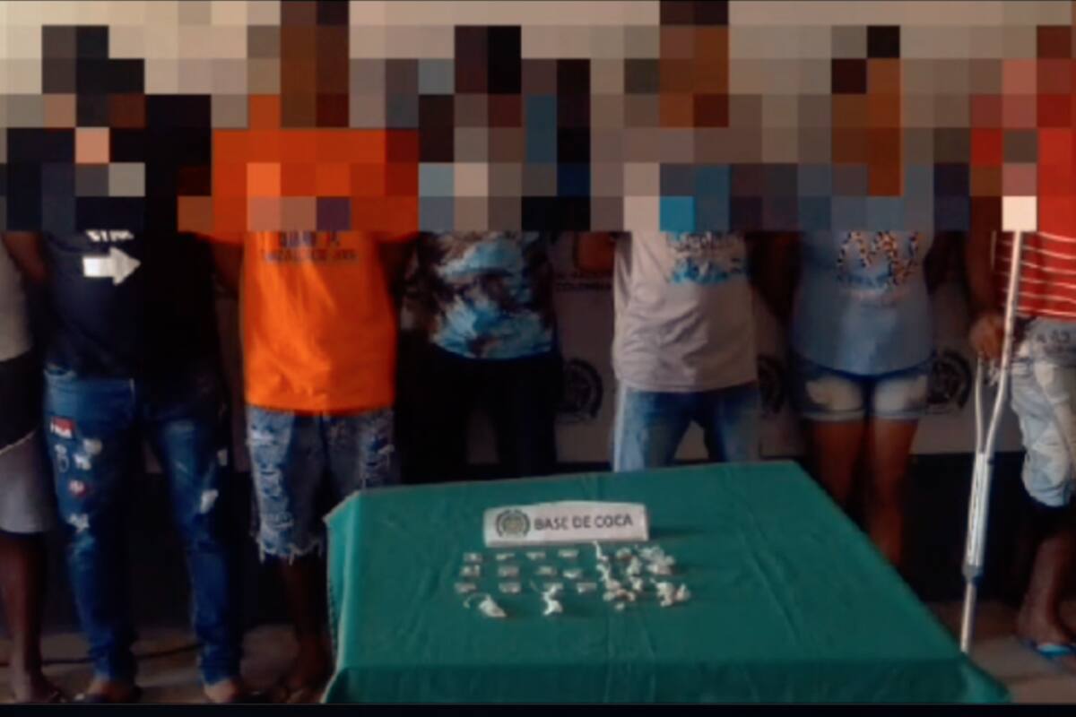 Capturan a ‘Los merchoritas’, acusados de tráfico de drogas y sicariato