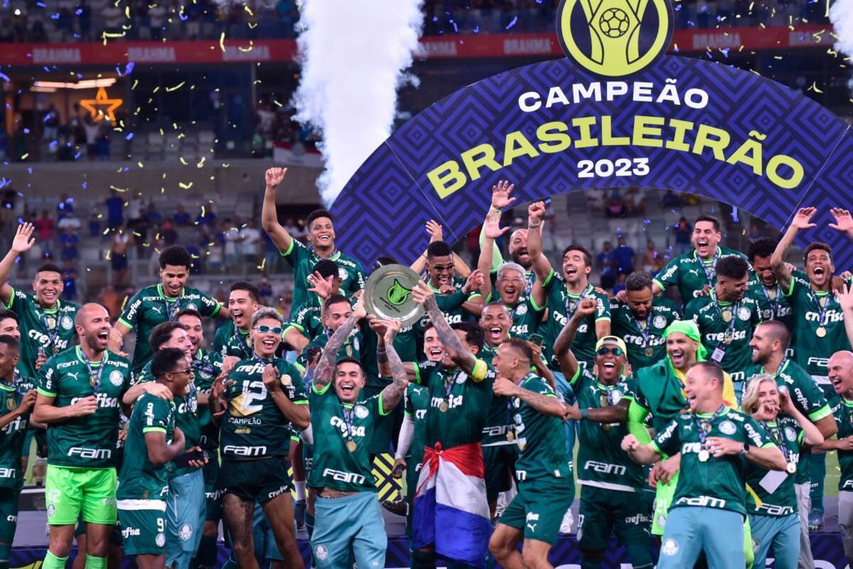 Richard Ríos y Eduard Atuesta, los colombianos campeones con el Palmeiras