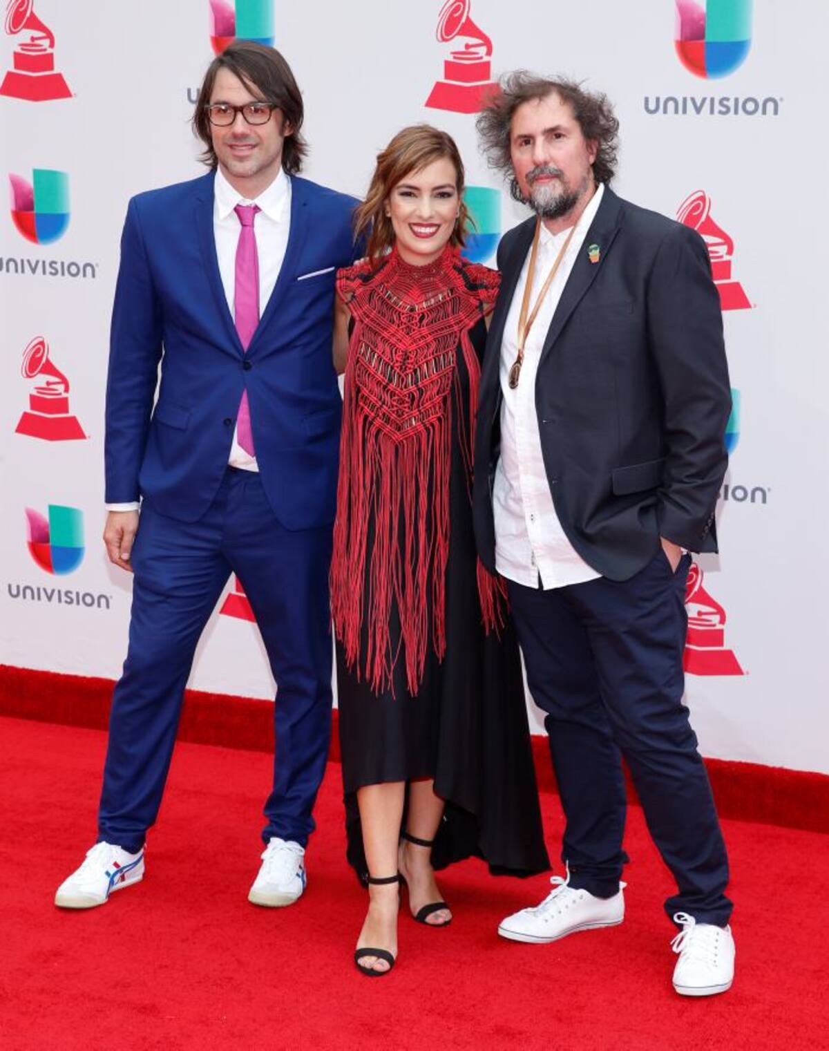 Carlos Dussan, Juliana Jaramillo y Claudio Roncoli. AP