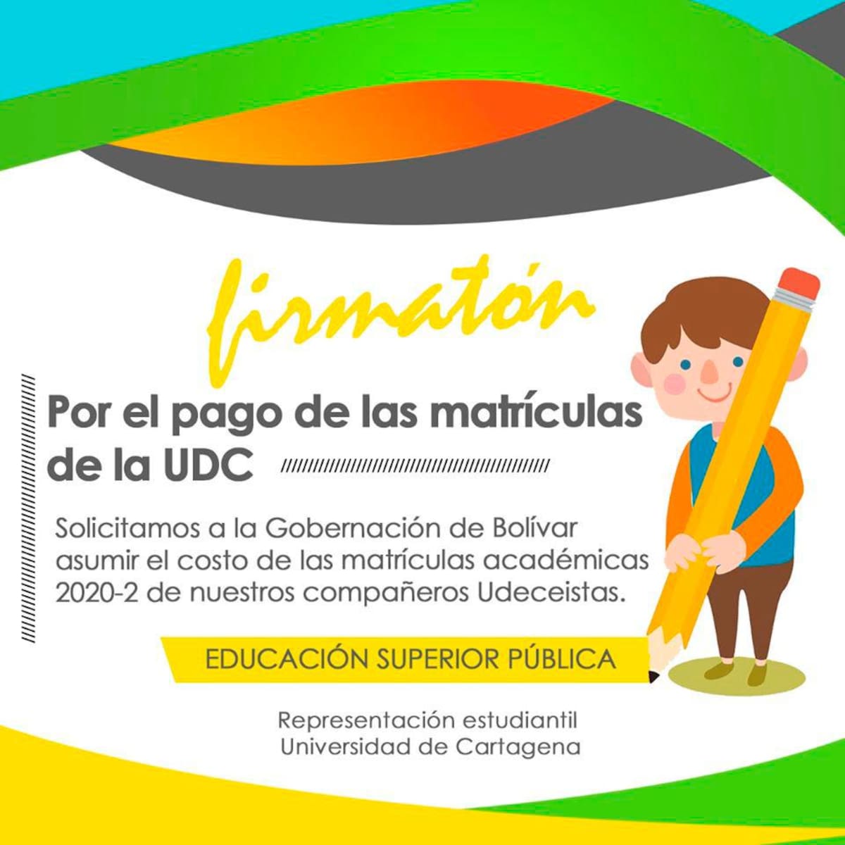 La ‘Firmatón’ espera recoger 7.500 firmas. // Cortesía