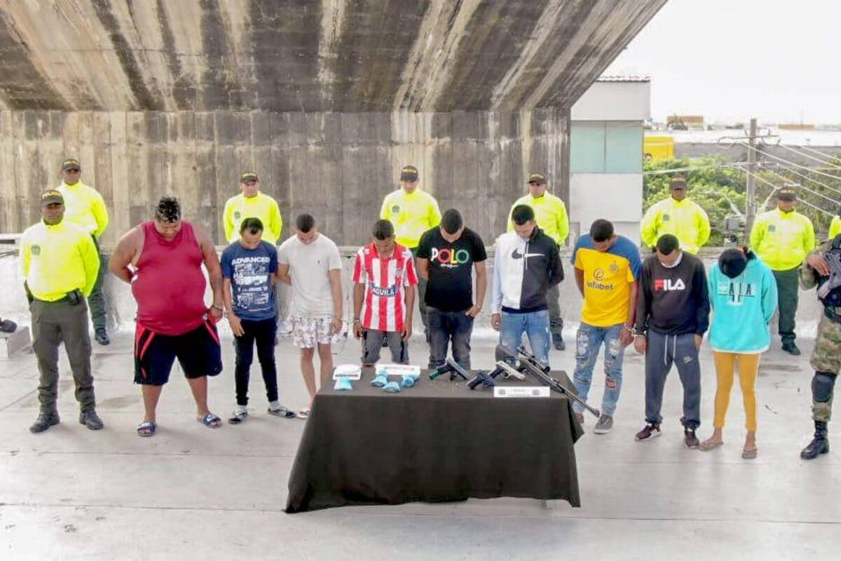Policía capturó a siete miembros de la banda de ‘Los Peque’