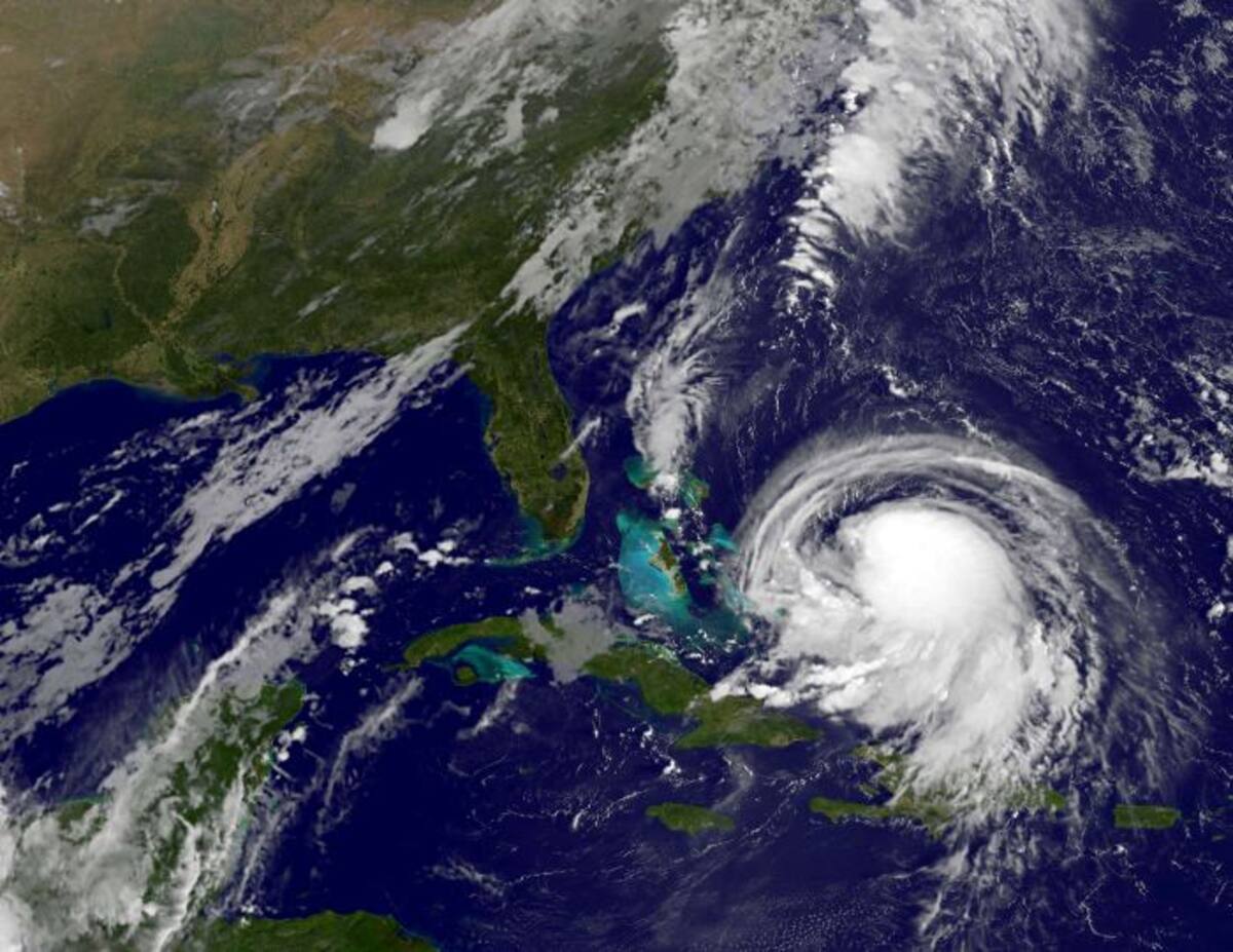 Huracán Joaquín. AFP