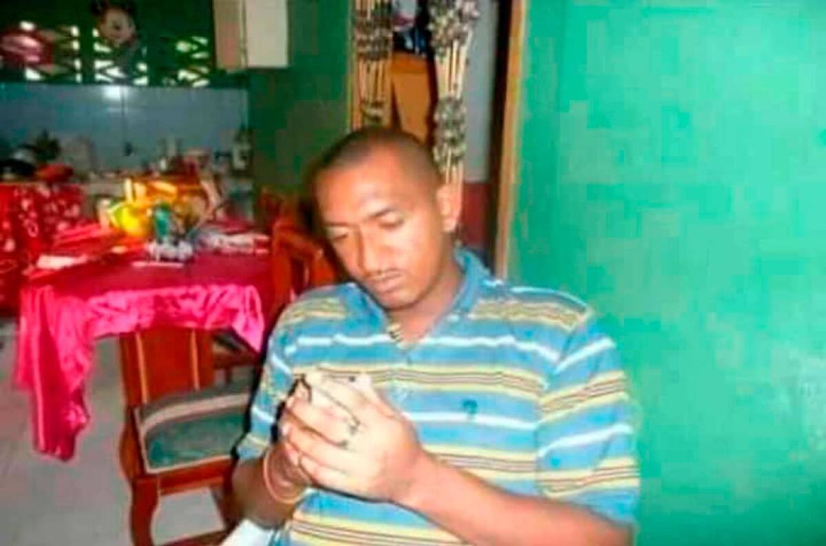 Gilberto Jiménez Heredia, asesinado en Nuevo Bosque.