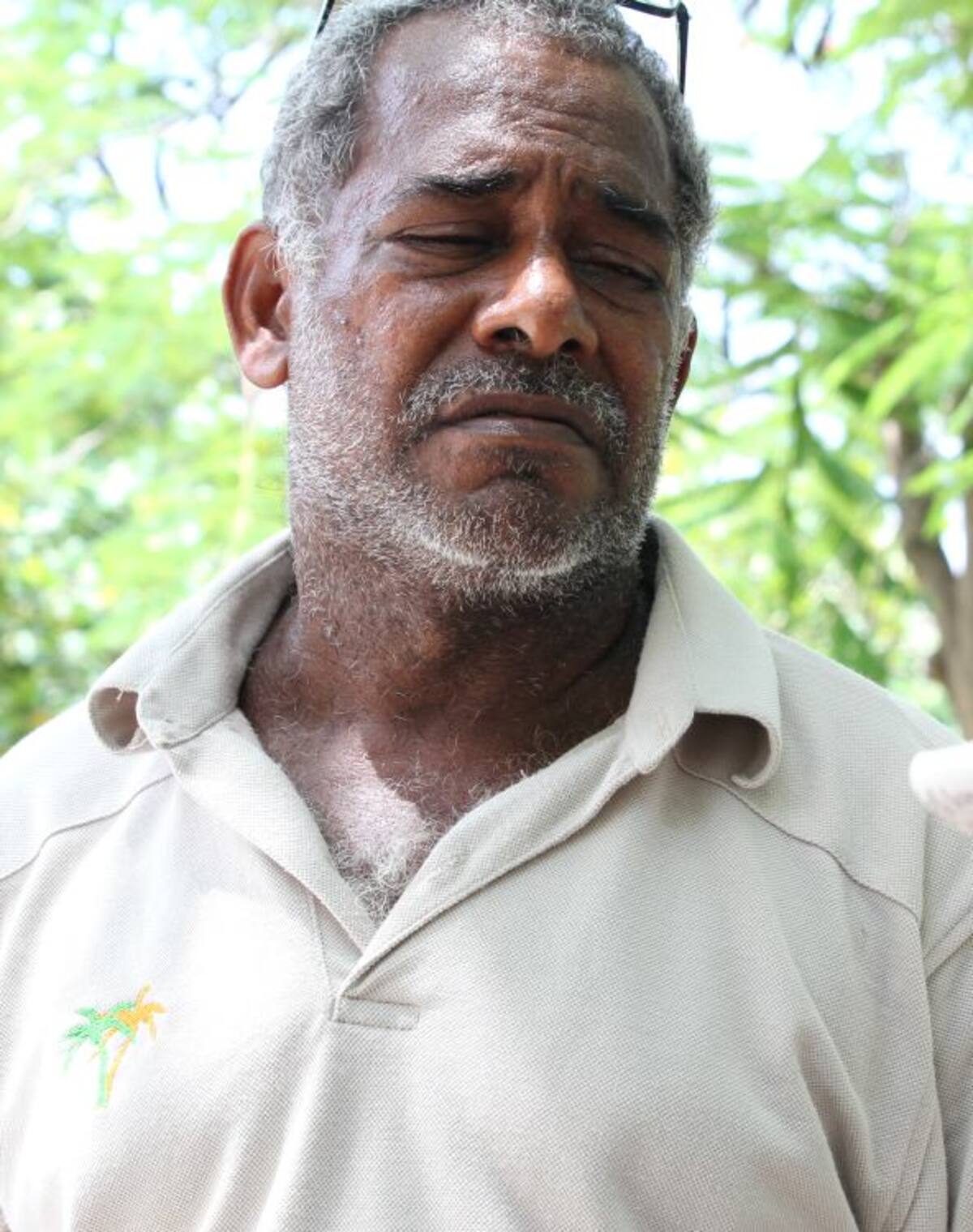 Jaime Martínez, padre de Kelvis Martínez Caraballo, quien fue asesinado a balazos en Olaya Herrera.