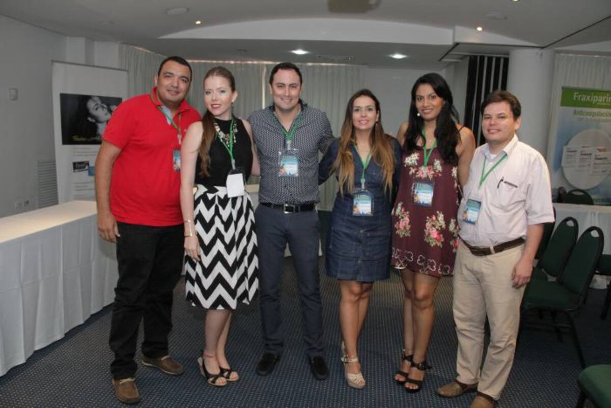 Eduar Vergara, Jessica velásquez, Alex Bernal, Natalie Sánchez, Julie Fernández y Hugo Mora. LUIS APARICIO - EL UNIVERSAL