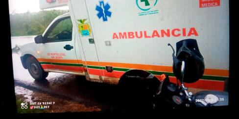 Murió paciente al accidentarse ambulancia entre San Jacinto y El Carmen