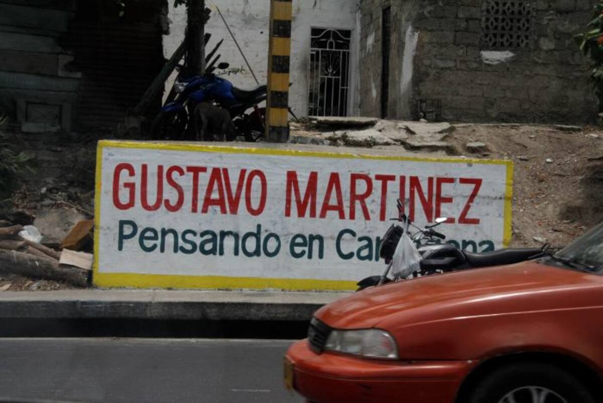Este mensaje está en las principales avenidas y algunos barrios de la ciudad. Luis Aparicio