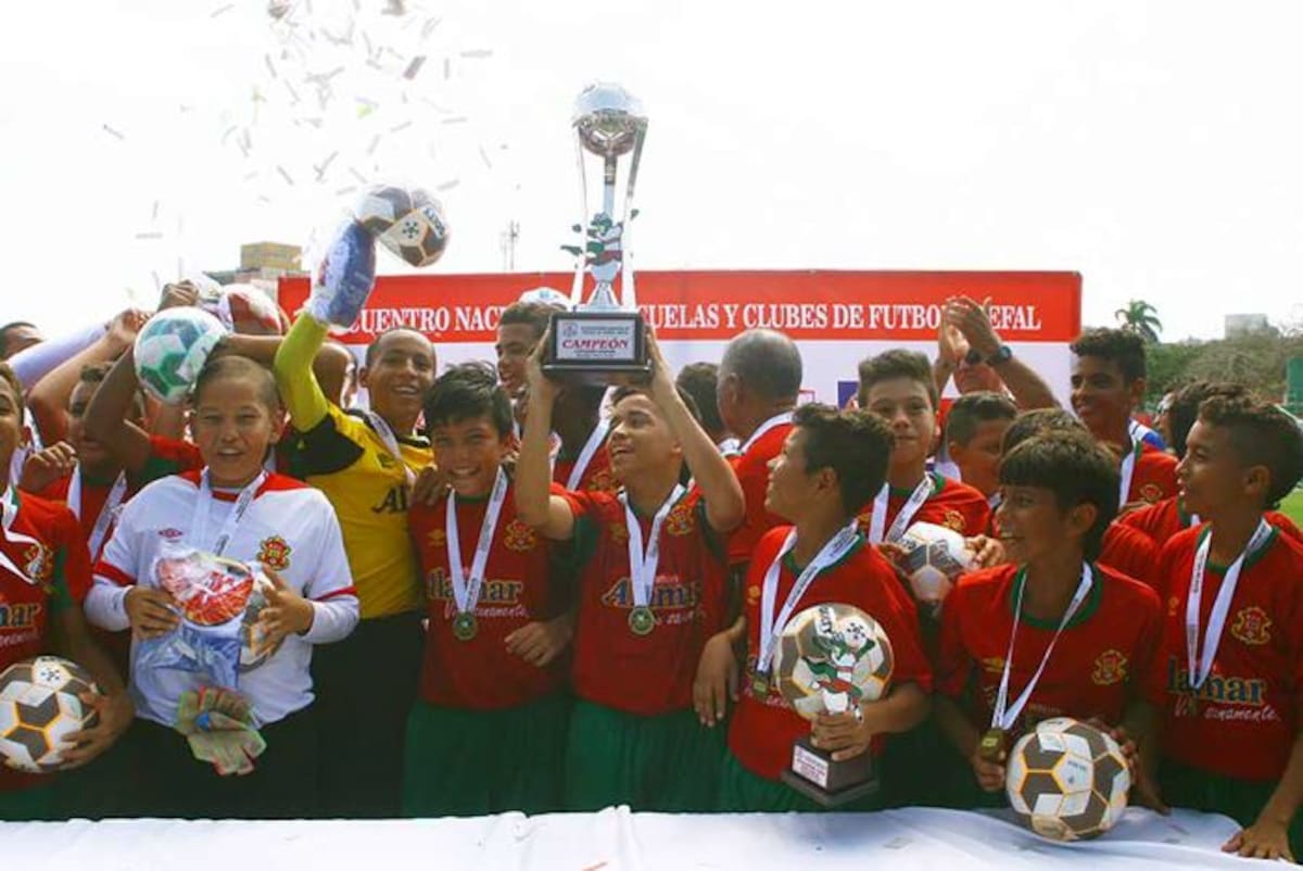 Barranquilla F.C Campeón Pony Asefal. Cortesía.
