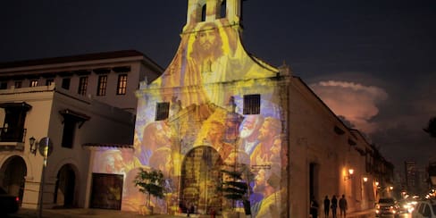 Así será el recorrido de 7 iglesias con mapping en Cartagena