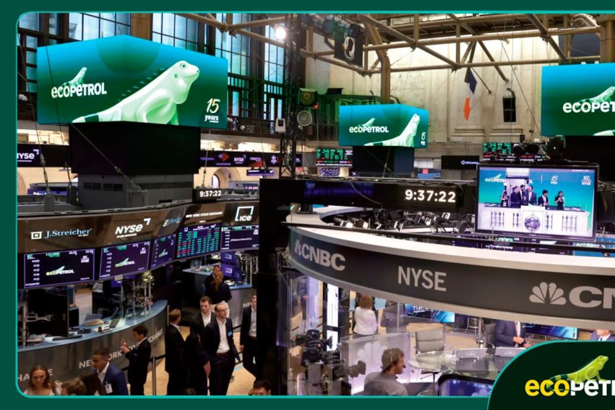 Ecopetrol celebró 15 años en Wall Street con toque de campana