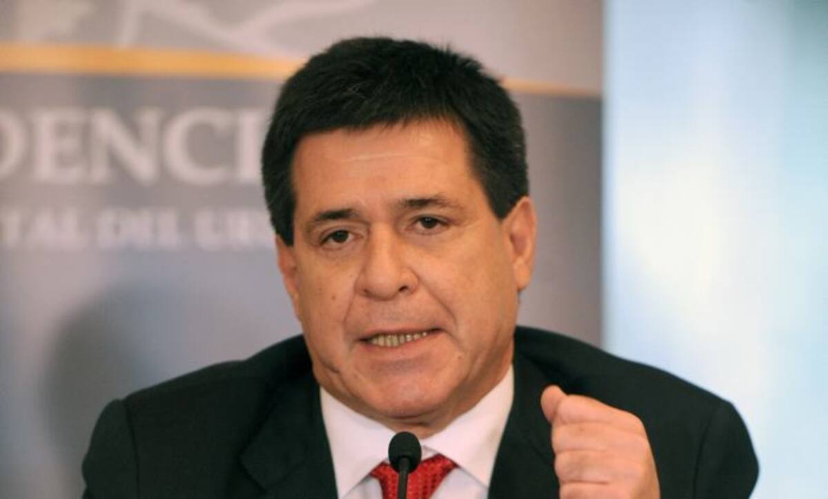 Horacio Cartes, presidente de Paraguay. AFP Miguel Rojo