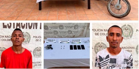 Así cayeron 2 presuntos sicarios del Clan del Golfo que delinquían en Bolívar