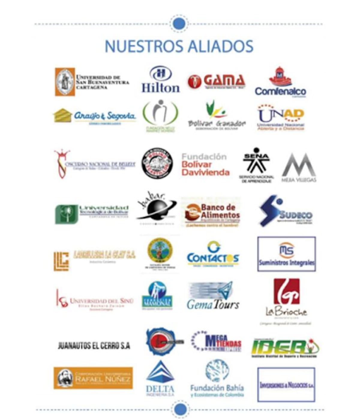 La fundación cuenta con el apoyo de varias entidades.