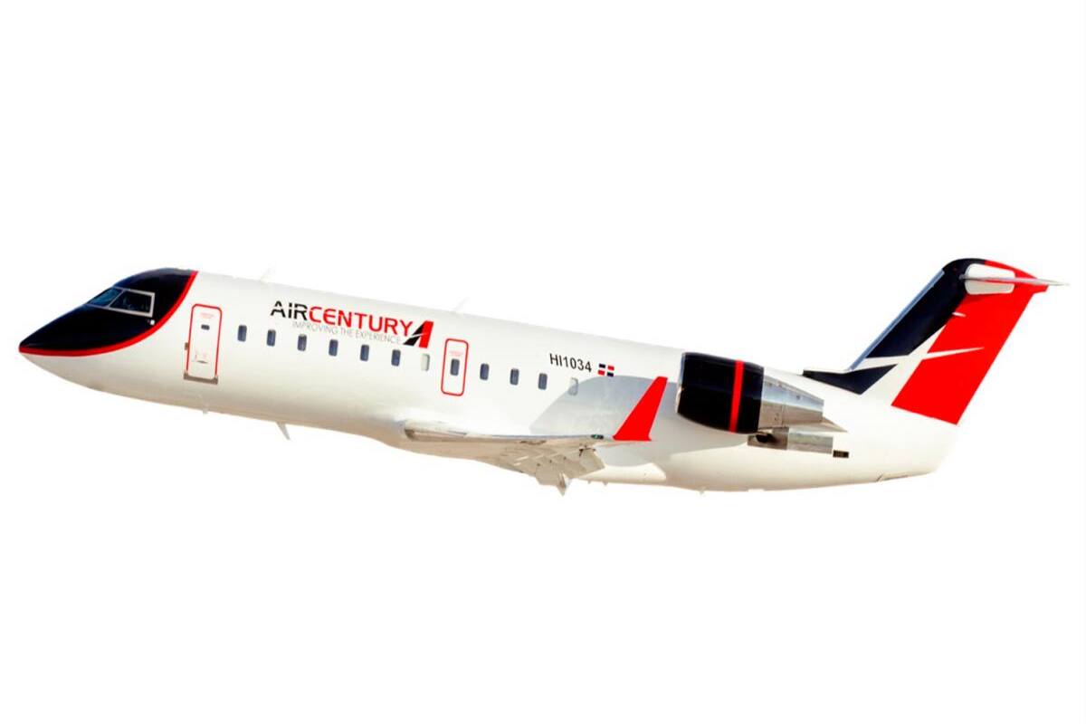 Hoy, aterriza el primer vuelo de Air Century en Cartagena, desde Punta Cana