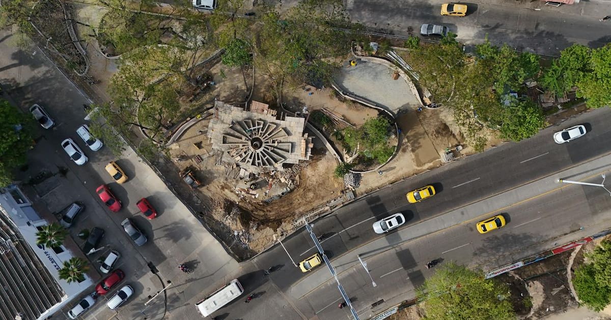 Restauración del Reloj Floral soluciona inundaciones en zona del Castillo San Felipe