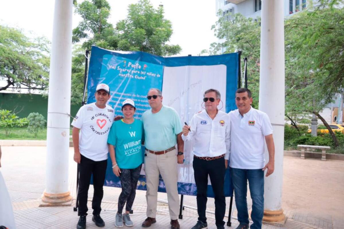 William García Tirado, Dumek y Fabio Aristizábal firmaron un pacto