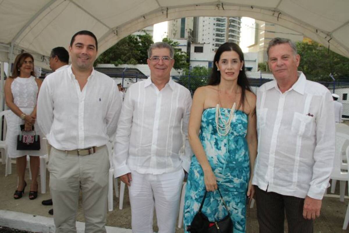 Hans Londoño, Guillermo Ramírez, Hernán Piñeres y Claudia Velásquez. LUIS APARICIO - EL UNIVERSAL