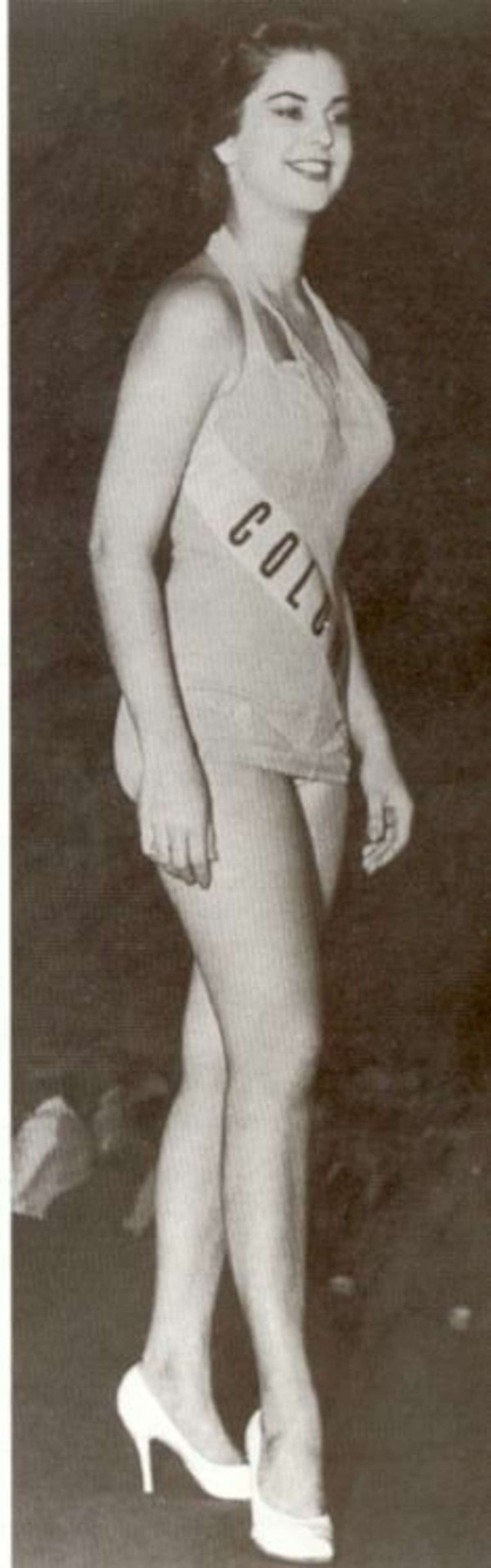 Luz Marina Zuluaga, Miss Universo 1958. ARCHIVO