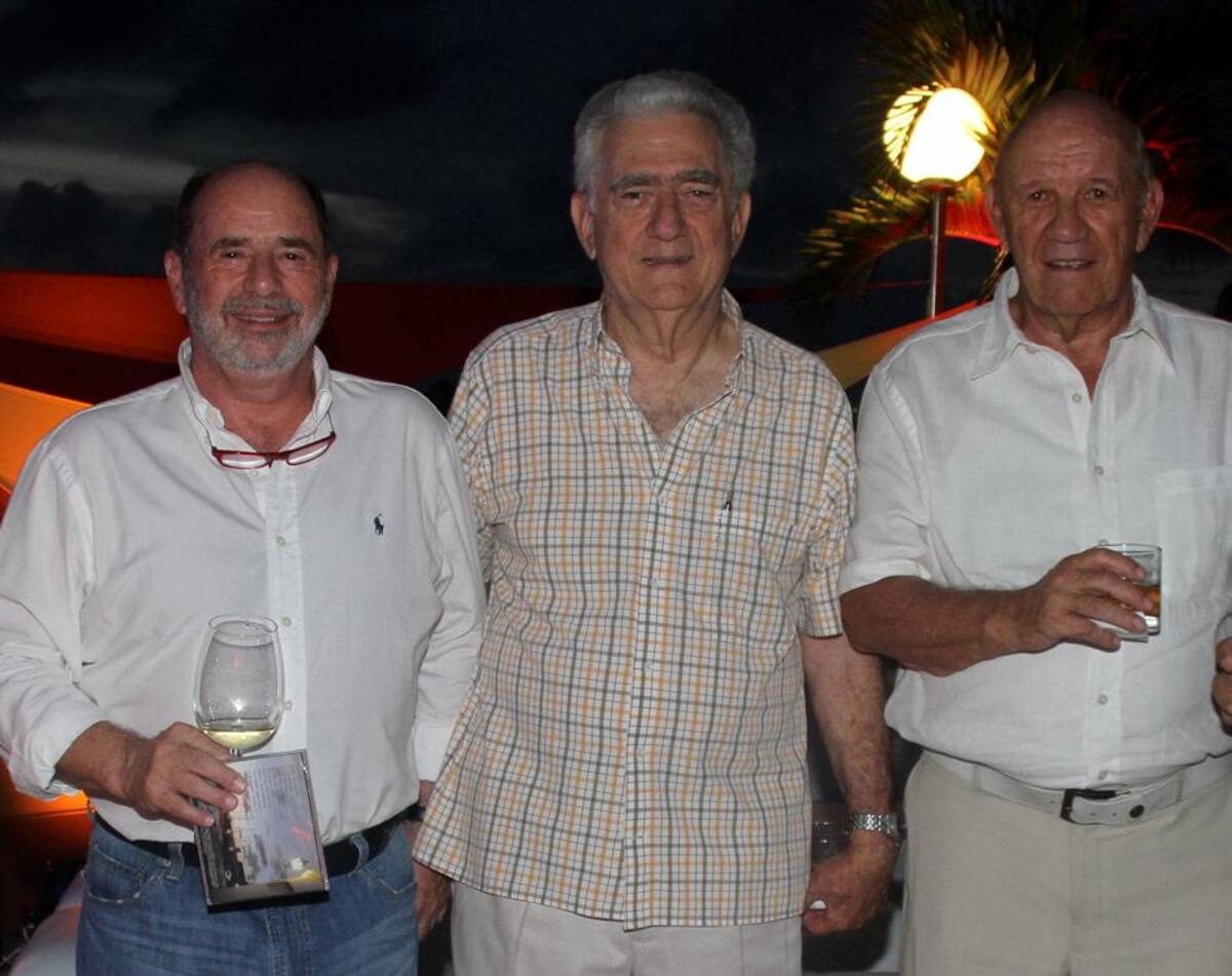Martín Echavarría, Ramón Del Castillo y Hermann Schwyn. fotos Maruja Parra/El Universal/