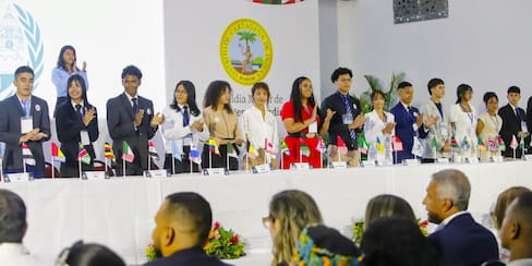 Empezó el DICMUN 2026: así jóvenes de Cartagena asumen roles diplomáticos