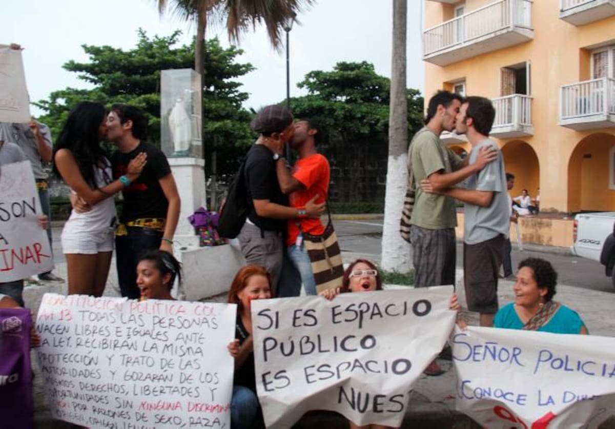 La comunidad LGBTI si-gue exigiendo el respeto de sus derechos. KAILLINE GIRALDO, EL UNIVERSAL