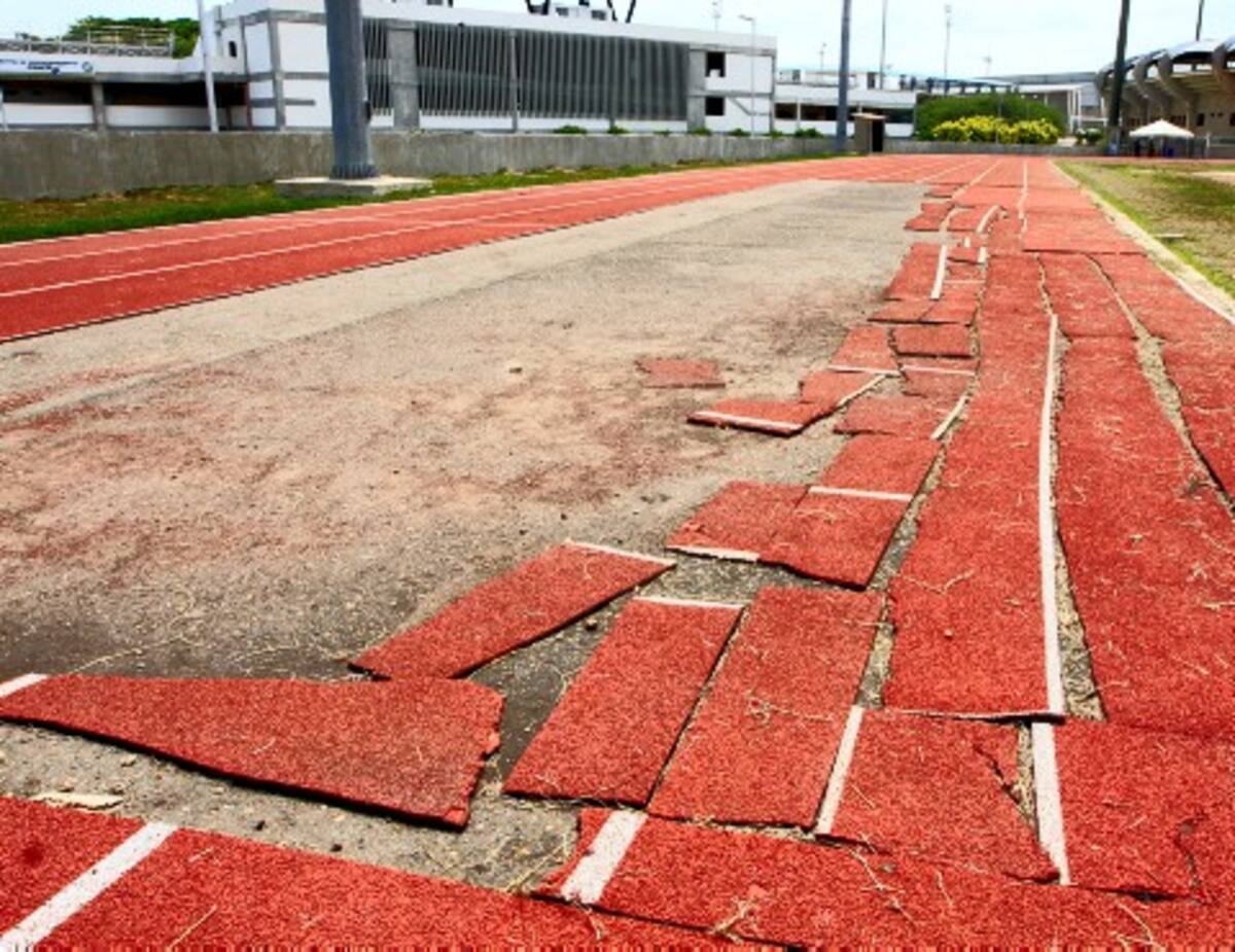 La Pista Atlética del Parque de Atletismo Campo Elías Gutiérrez, en estado de postración, será refaccionado por Fonade.