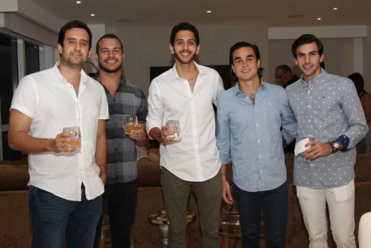 Carlos Mario Castillo, Javier Bajaire, Salomón Abuchaibe, Tomás Angulo y Alejandro Atique. KAILLINE GIRALDO