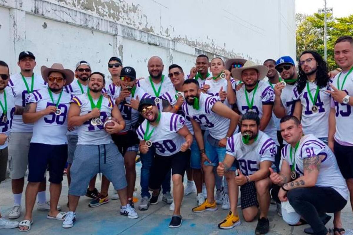 VIDEO: El fútbol americano se tomó a Cartagena