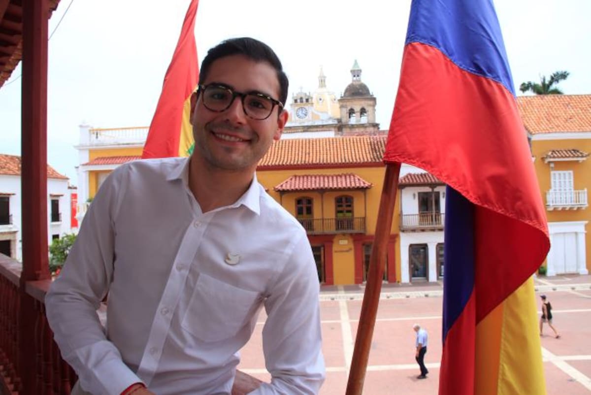 Sergio Londoño Zurek, alcalde encargado de Cartagena. ZENIA VALDELAMAR