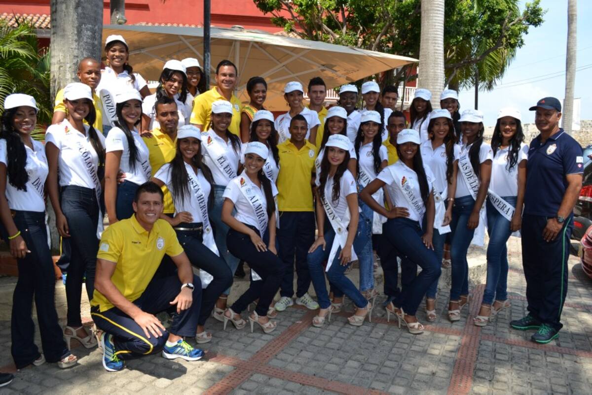 Las reinas jugarán antes del enfrentamiento del Real Cartagena contra el Deportivo Cortuluá. CORTESÍA
