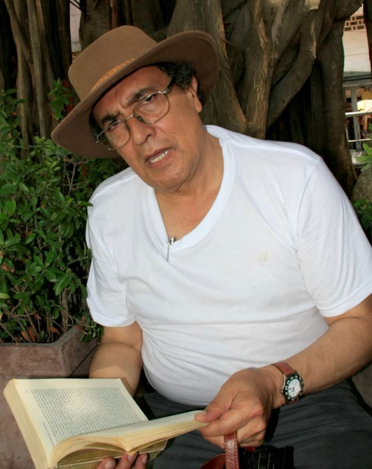 Armando Orozco en su visita a Cartagena en 2010. Zenia Valdelamar-El Universal