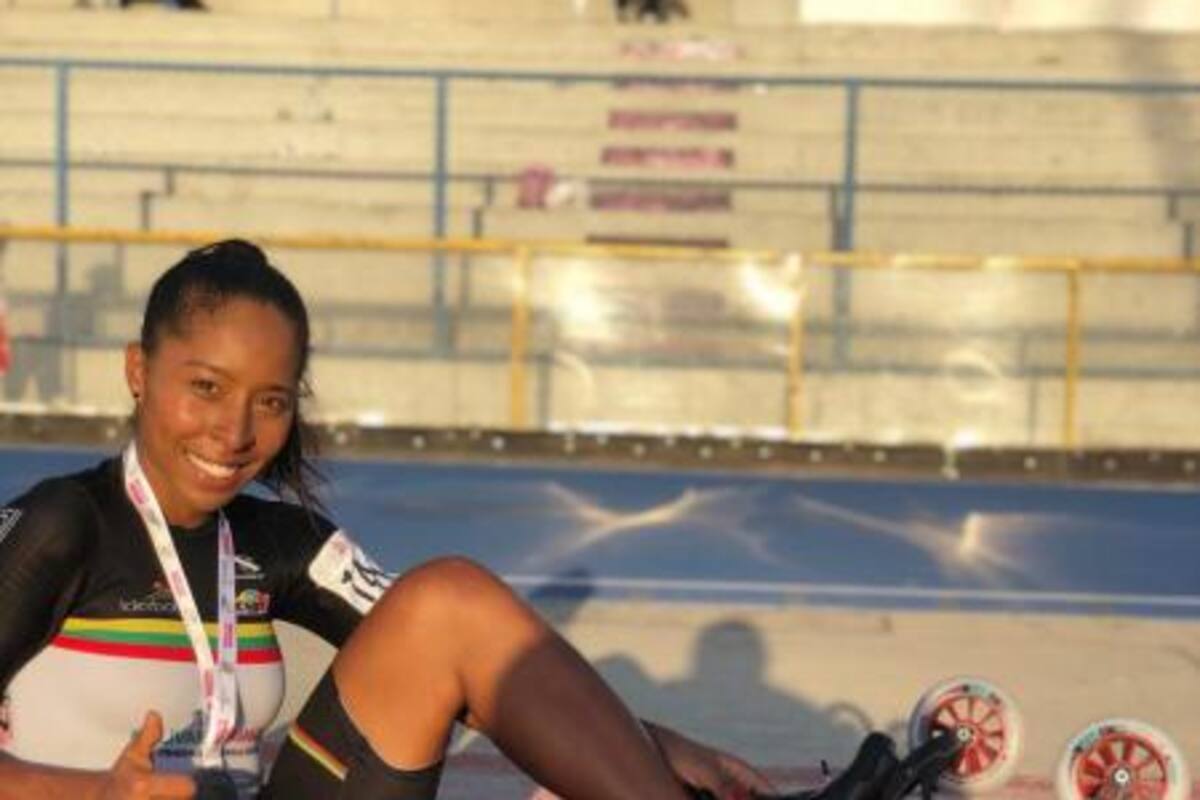 Luz Karime Garzón le sigue dando oro al patinaje de Bolívar